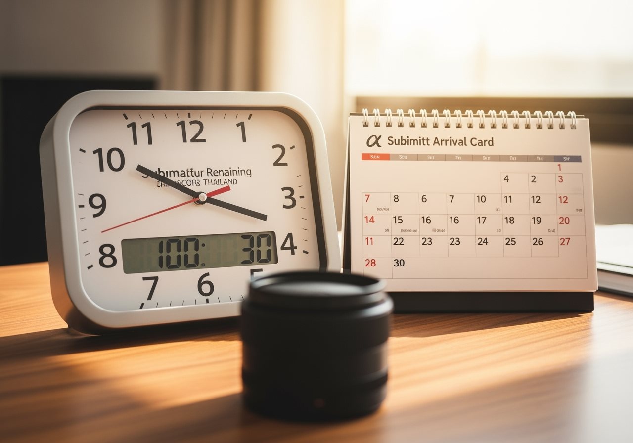 Thailand Digital Arrival Card Timing