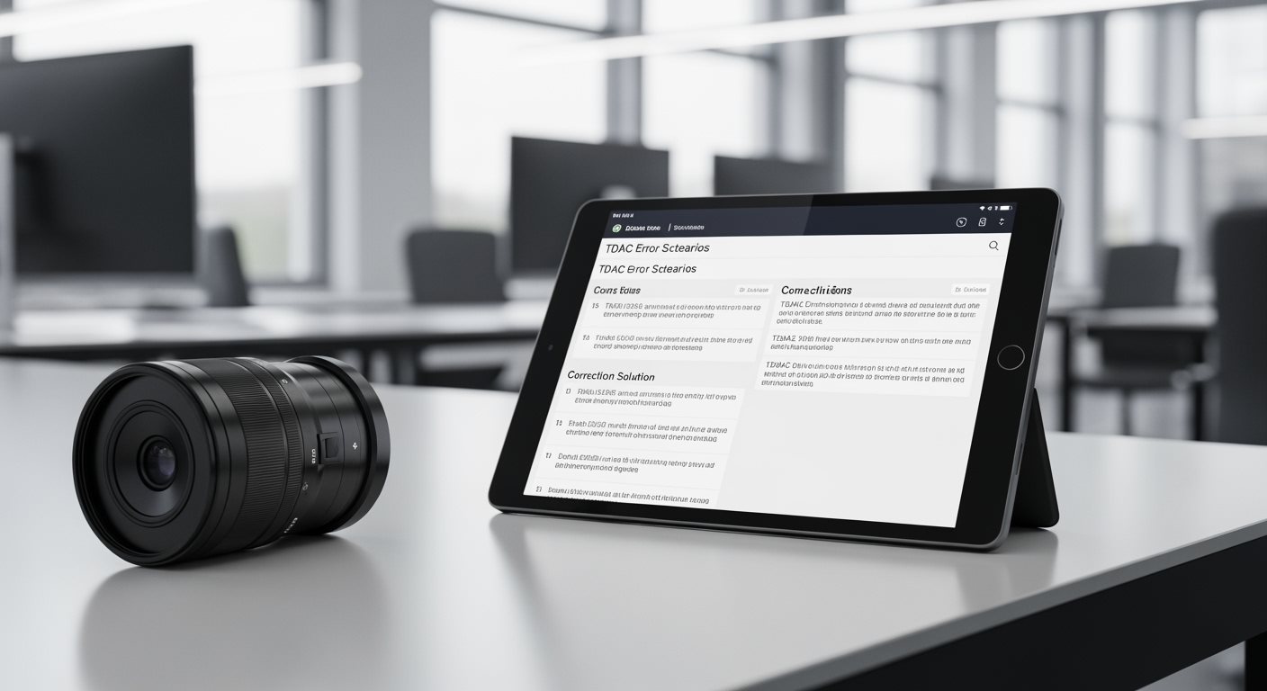 TDAC Error Scenarios and Solutions