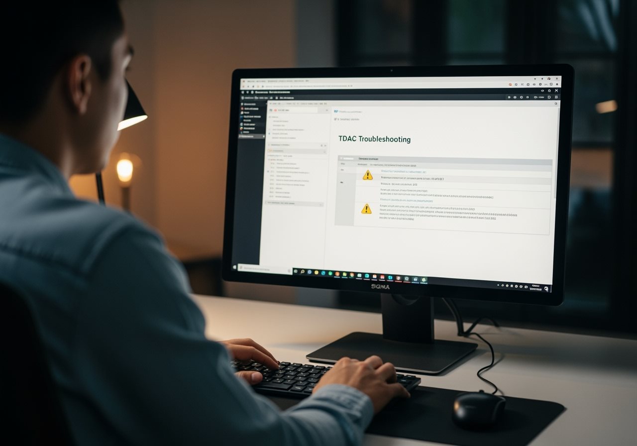 TDAC Troubleshooting Help